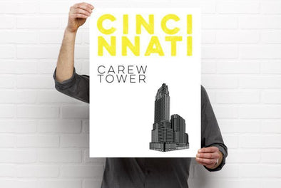 Carew Tower Poster (Digital Print)