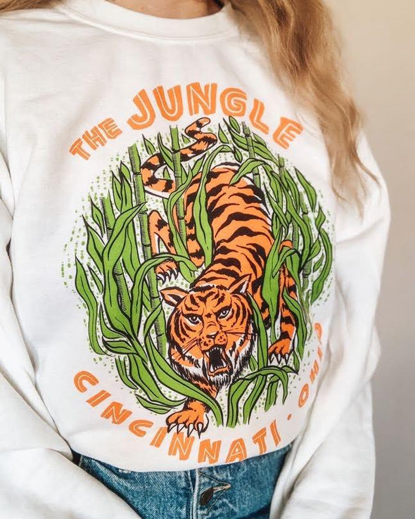 The Rivertown Inkery Sweatshirt Jungle Crewneck Sweatshirt