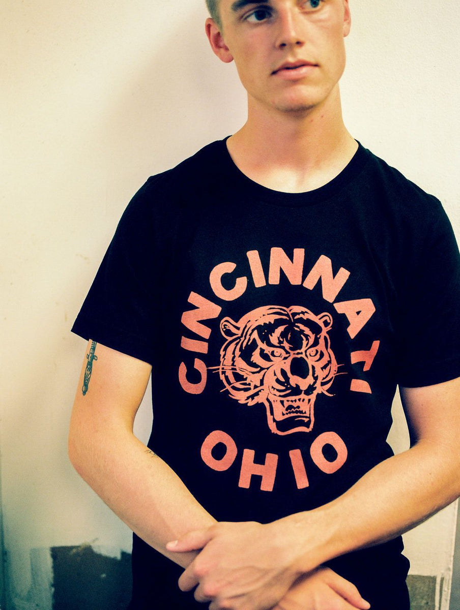 Cincinnati Bengal Tiger White Tee - Cincinnati Mens & Womens Shirt –  Rivertown Inkery & Apparel