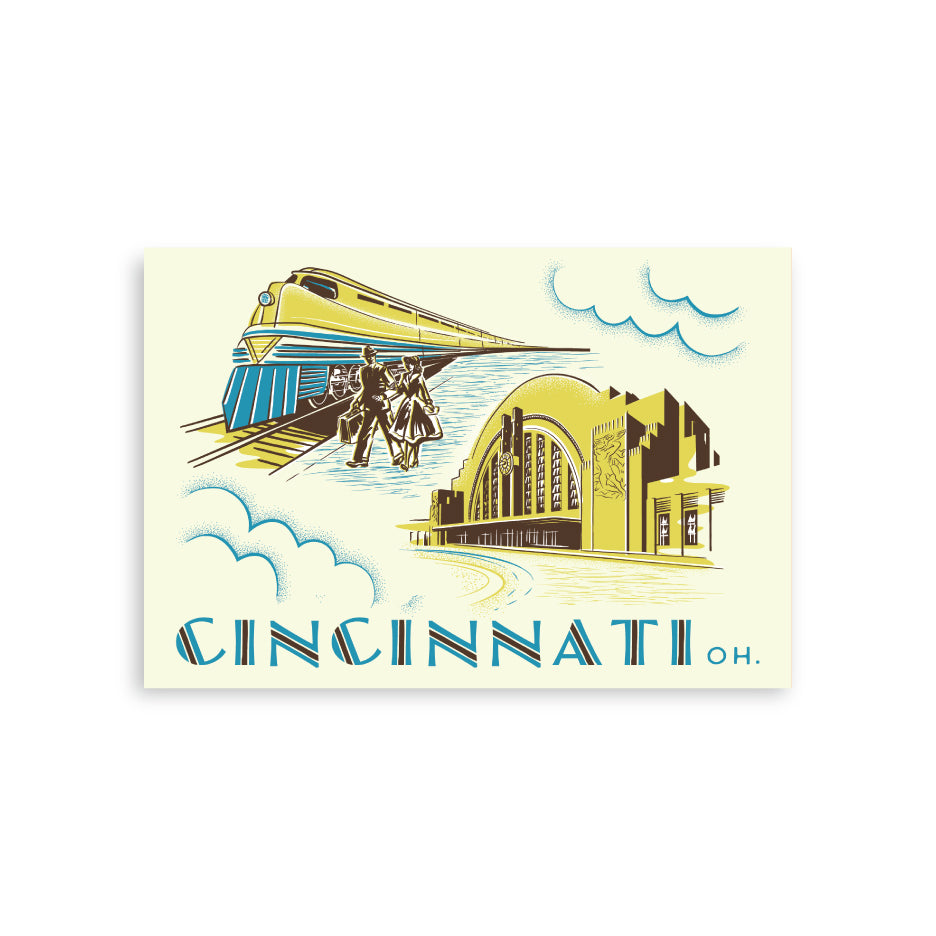 Cincinnati Union Terminal Postcard