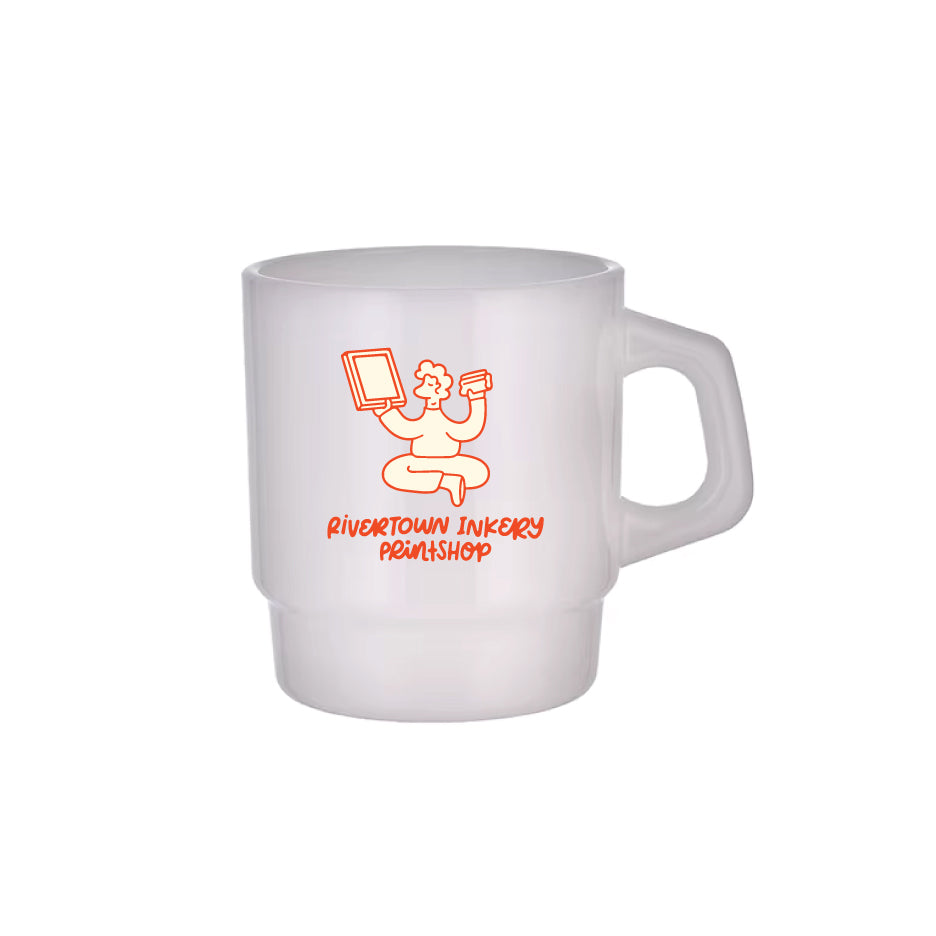 Rivertown Print Shop Retro Mug