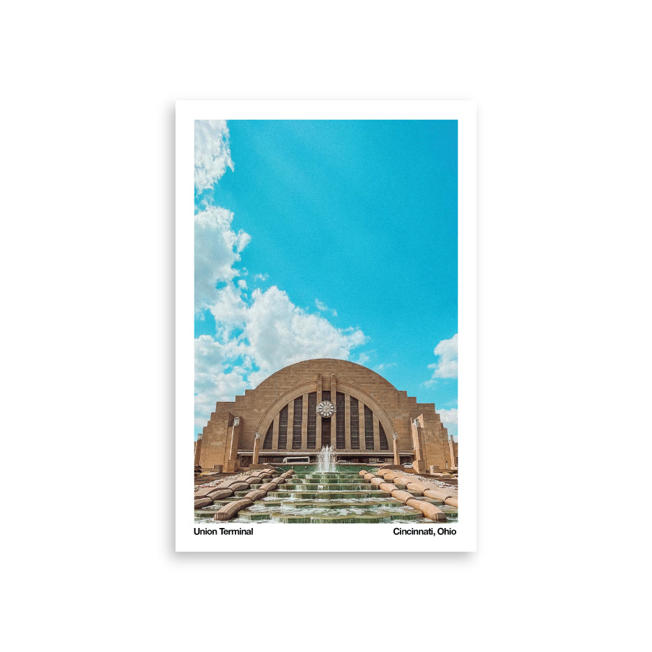 Union Terminal Photo Postcard
