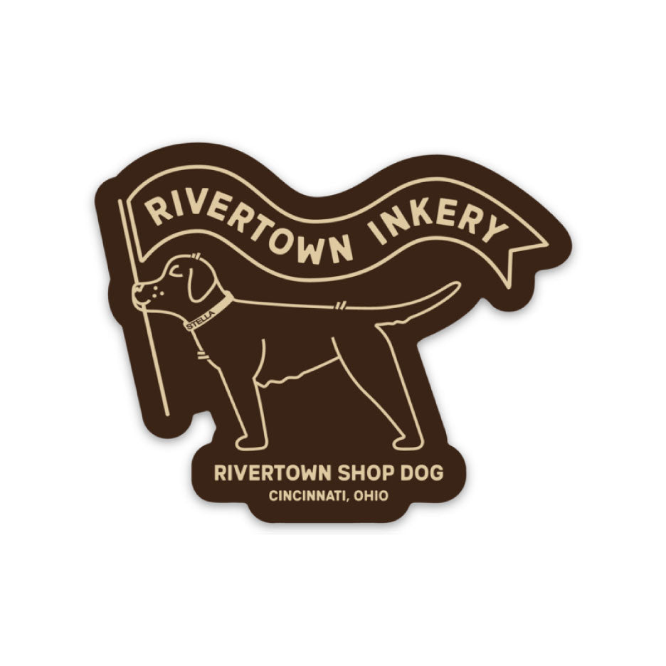 Shop Dog Sticker