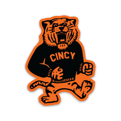 Tiger Mascot Sticker