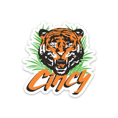 Cincy Tiger Sticker