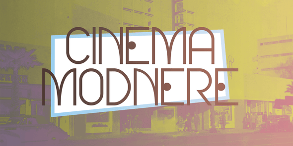 Cinema Moderne Font