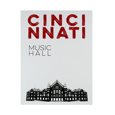 Cincinnati Music Hall (Screen Print)