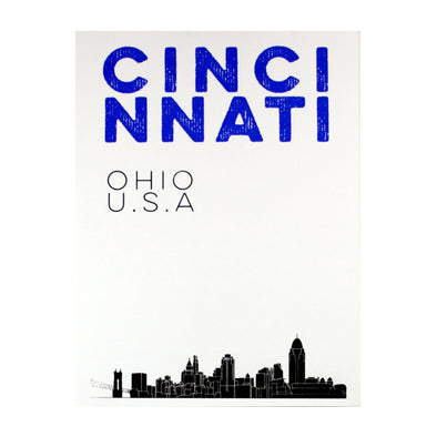 Cincinnati Skyline Poster (Screen Print)