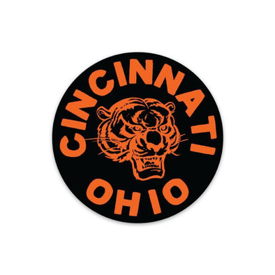Cincinnati Ohio Tiger Sticker