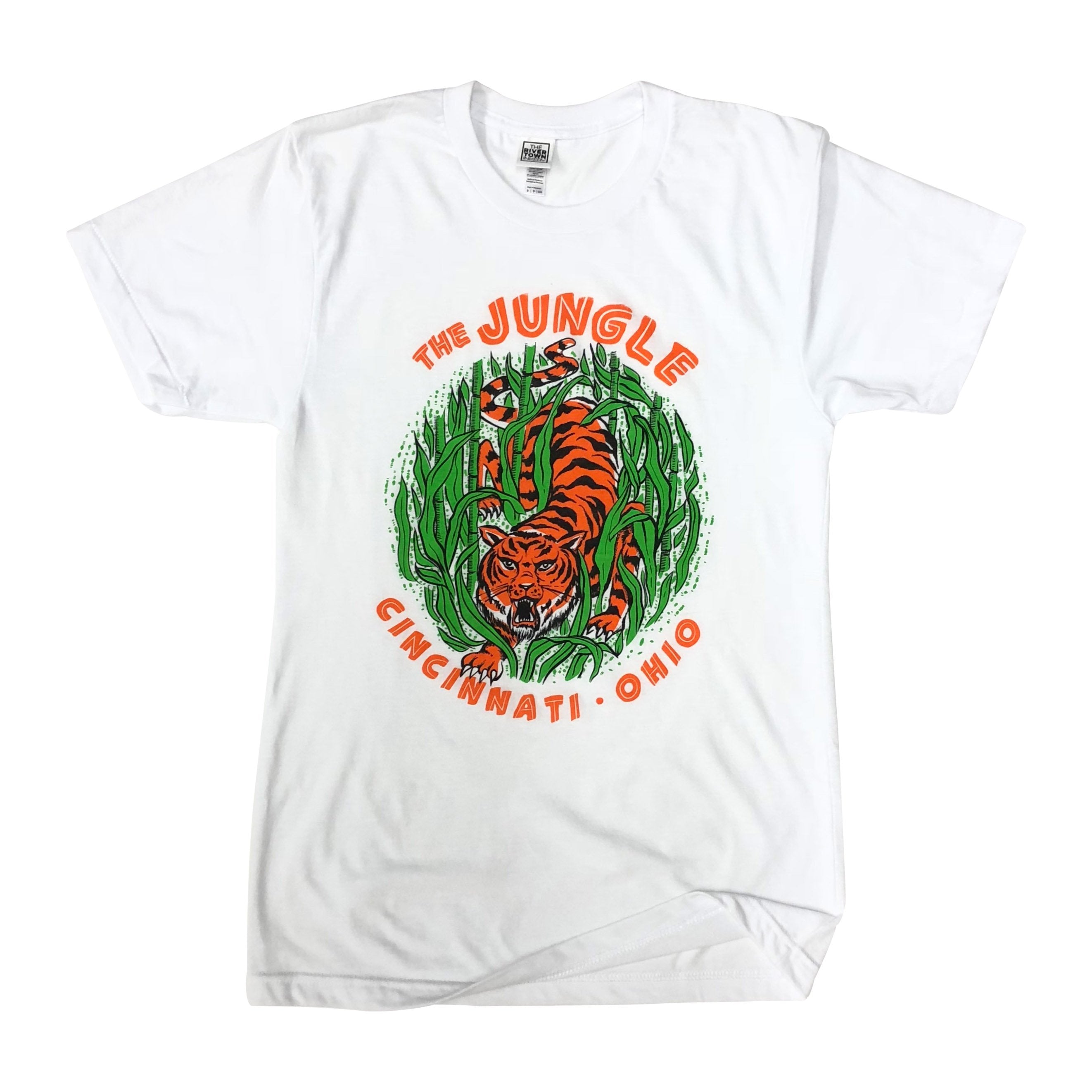 Jungle White Tee - Cincinnati Mens & Womens Shirt
