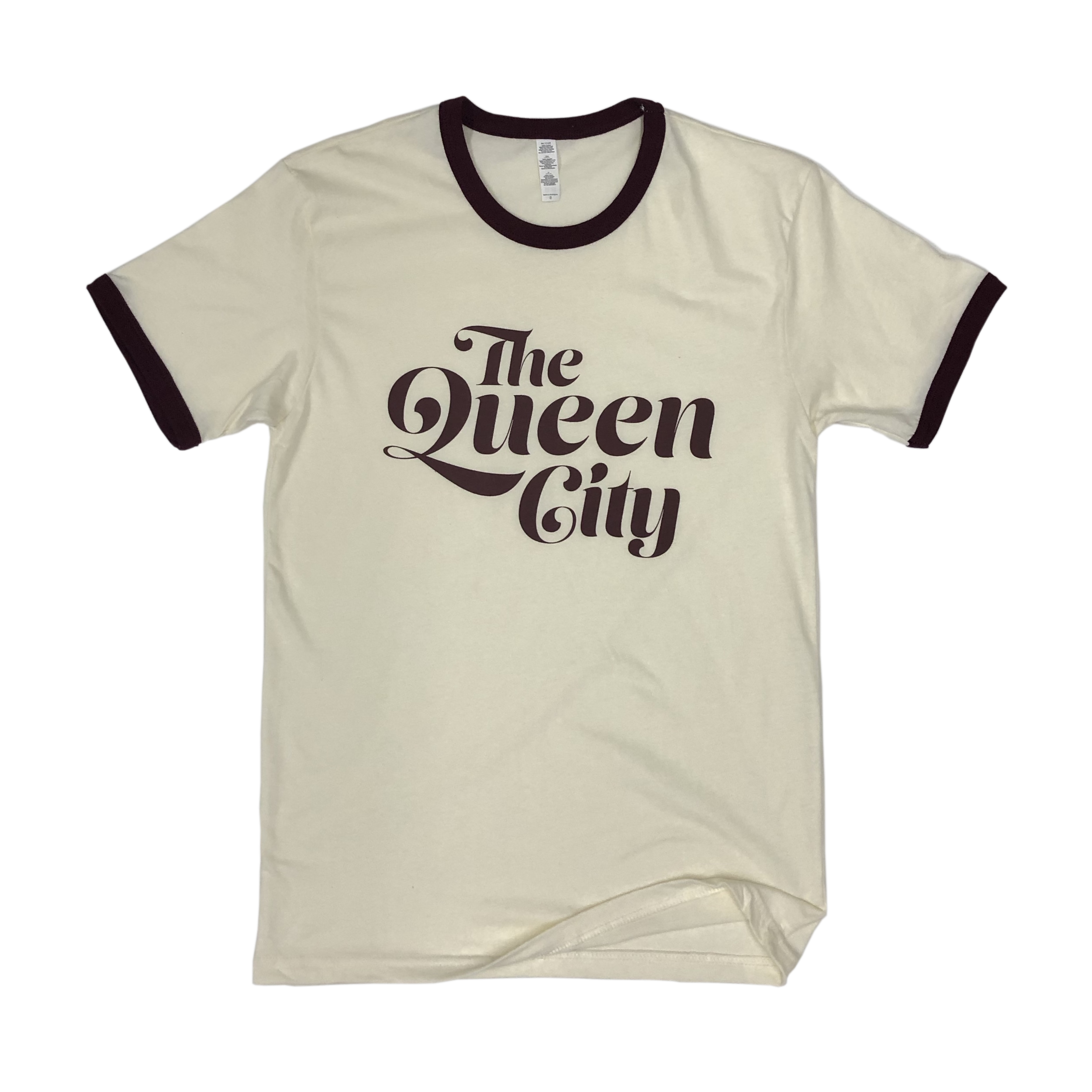 Queen City Retro Ringer Tee - Cincinnati Vintage Mens & Womens